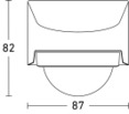 STEINEL MD IR N130 COM1 - Aufputz weiß